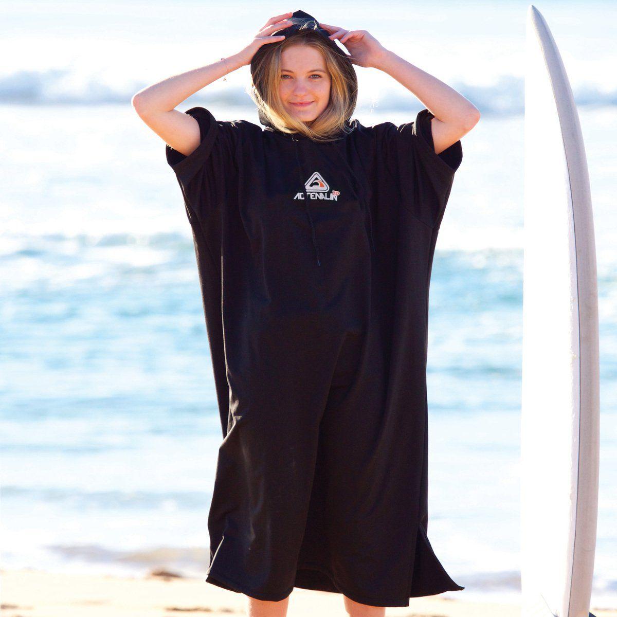 Adrenalin Clothing 421633 ~ 2P THERMO PONCHO BLK X/LGE New zealand nz vaughan